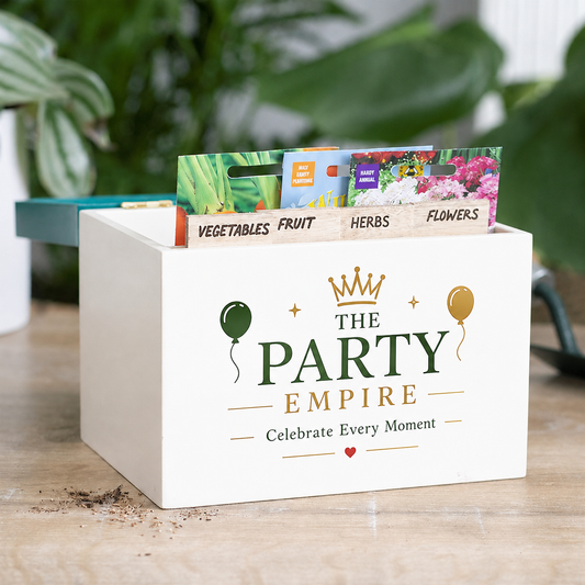The Party Empire Grow Your Own Seed Packet Storage Box