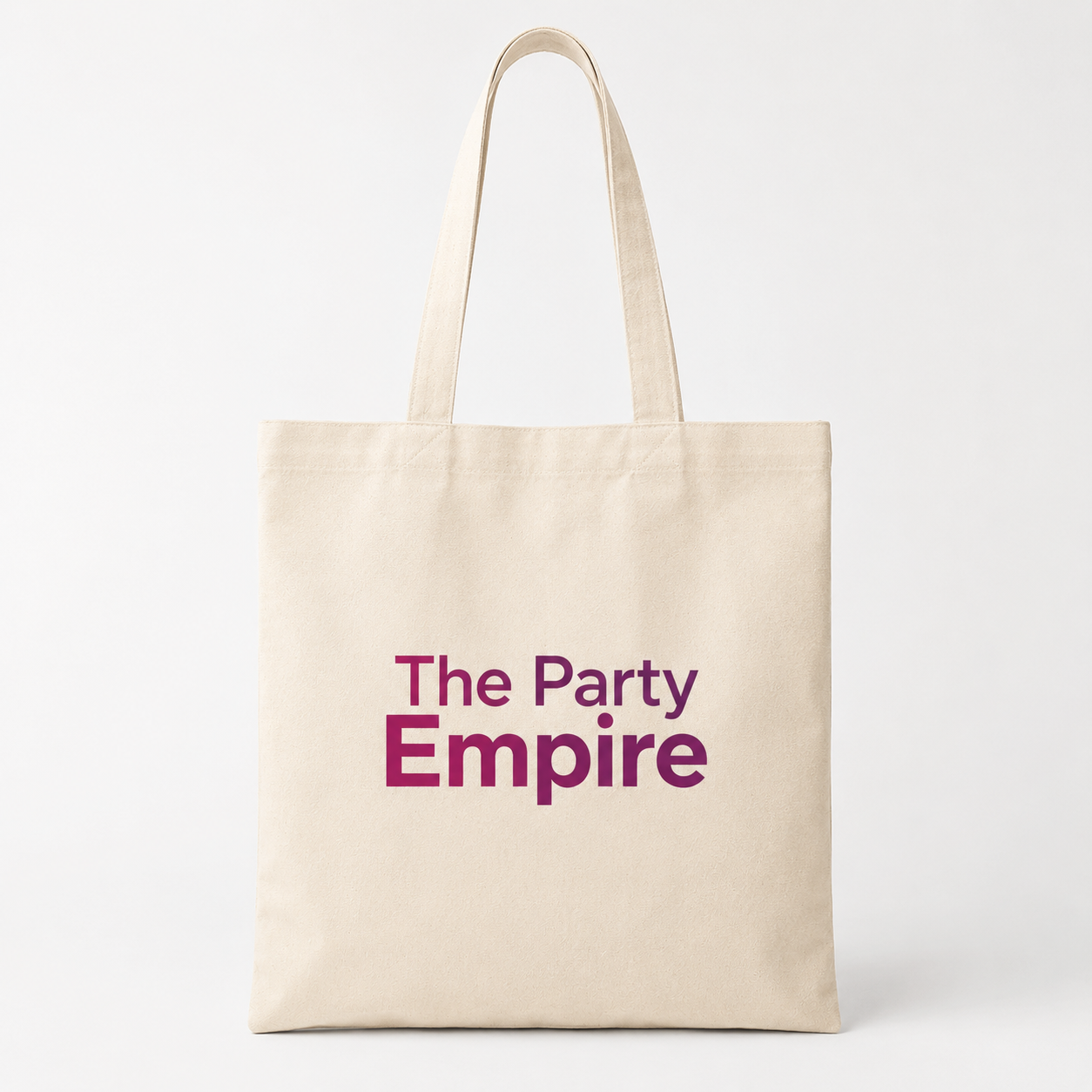 The Party Empire Embroidered Canvas Tote Bag