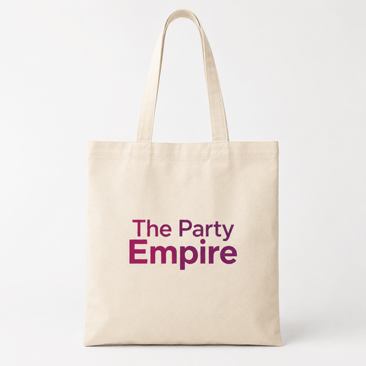 The Party Empire Embroidered Canvas Tote Bag
