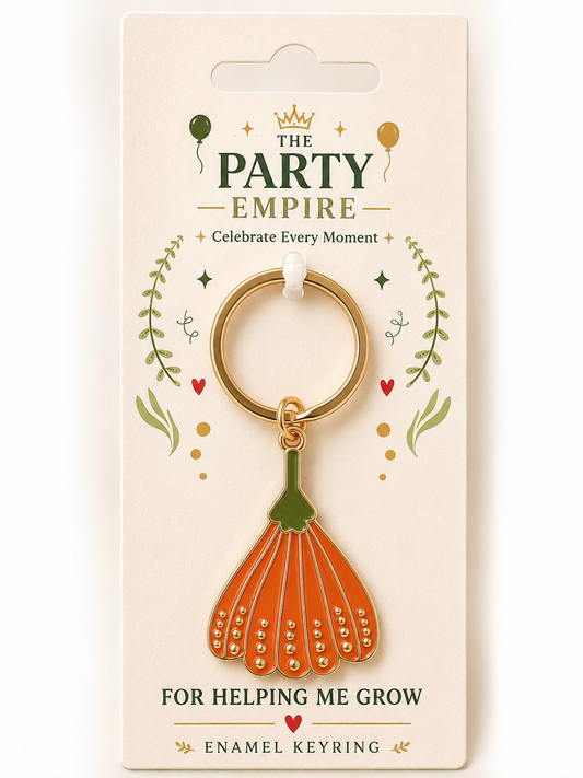 The Party Empire Thank You For Helping Me Grow Enamel Keyring